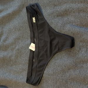 Black thong